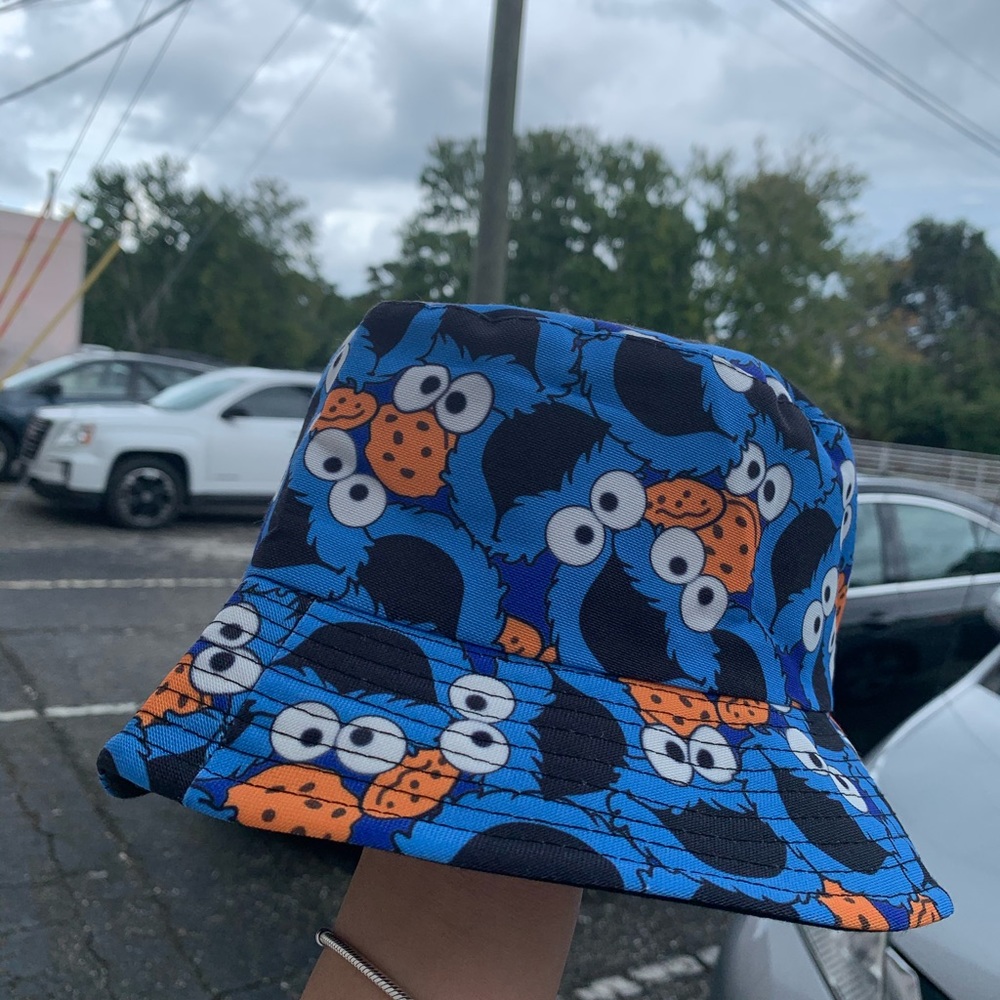 Reversible Cookie Monster Bucket Hat